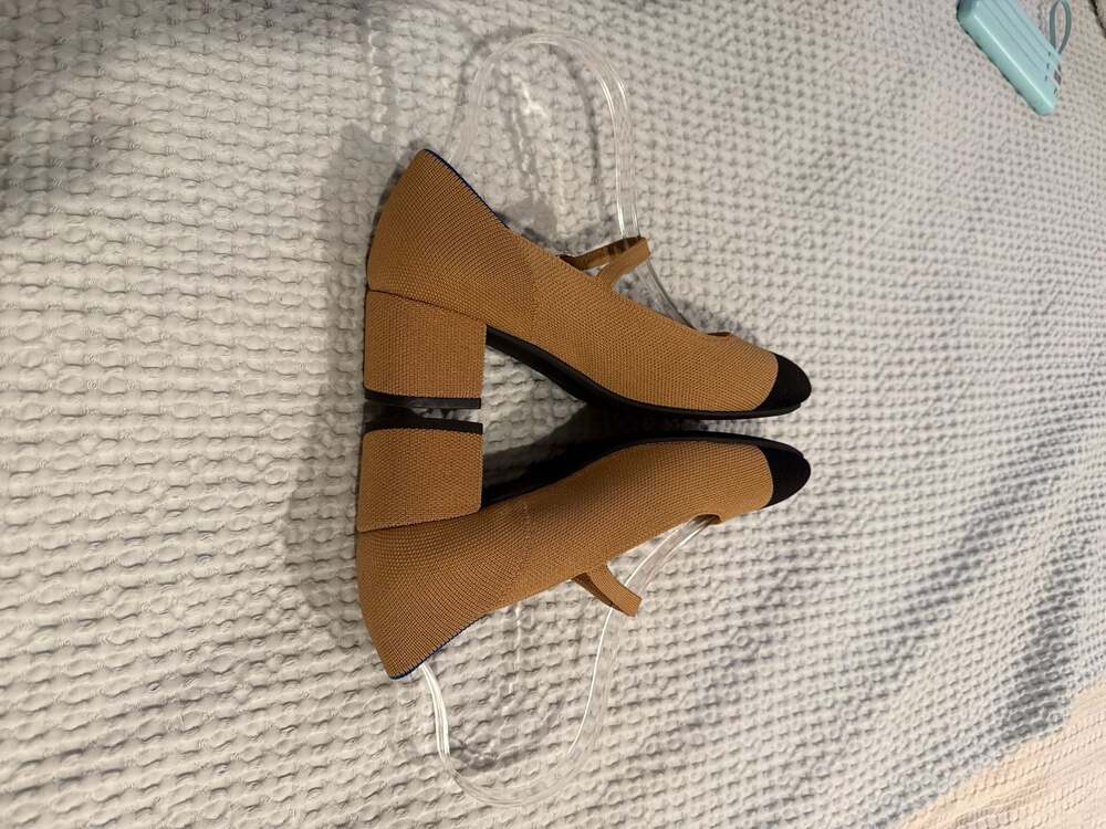 Rothy's The Mary Jane Heel in Wren Captoe - Picture 3 of 9